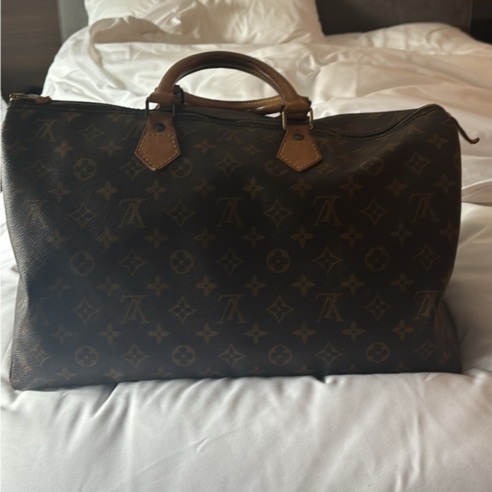Luxury Brown Monogram Travel Bag